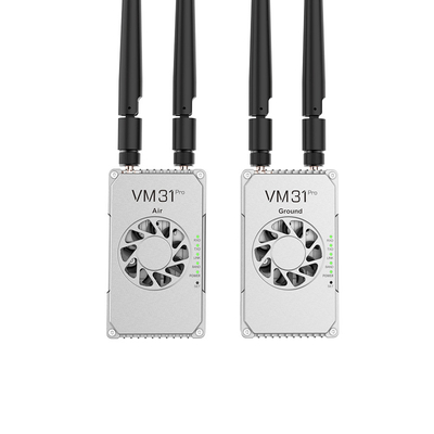 वीएम31 वीडियो&amp;डाटा&amp;आरसी लिंक में दो आवृत्तियाँ वैकल्पिक हैं ((800MHz、1.4GHz) के साथ 15 किमी ग्रेड (हवा से जमीन तक) ट्रांसमिशन रेंज।