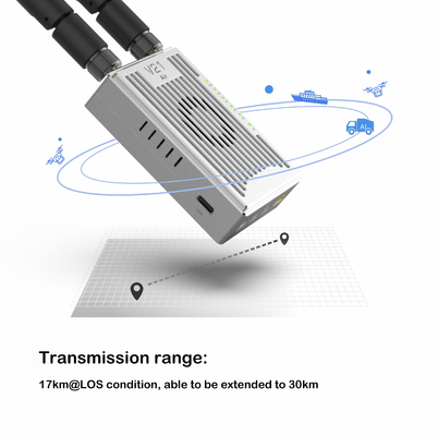 XT30 UAV रेडियो लिंक, OFDM MIMO वीडियो ट्रांसमिशन सिस्टम 100g