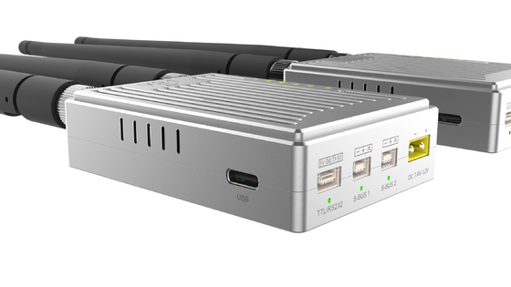 OFDM और MIMO Uav संचार डेटा लिंक 2.4G 3 फ़्रीक्वेंसी मॉड्यूल